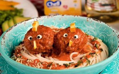 Nido de Spaguetti con Pollitos