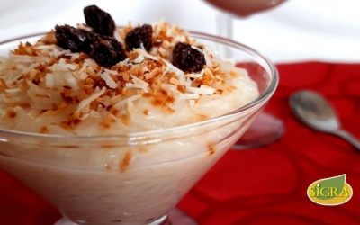 POSTRE DE ARROZ CON COCO
