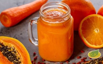 BATIDO DE PAPAYA Y NARANJA