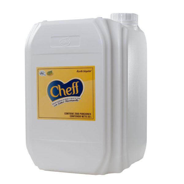 ACEITE CHEFF SABOR MANTEQUILLA BIDÓN X 20 L