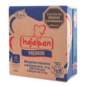 MARGARINA HOJALPAN PREMIUM 6 BLOQUES x 2.5 K